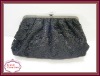 2011 Fashion Balck Flower Spring Clutch Evening Bag (Hot Sale)