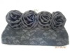 2011 Fashion Mysterious Black Lace & Roses Evening/Shoulder Bag (Hot Sale)