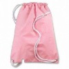 2011 Fashion Pink 210D Polyster Drawstring Bag With PP Cord