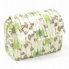 2011 Fashion T/C Cloth Multipocket Cosmetic Bag With Lamination