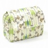 2011 Fashion T/C Cloth Multipocket Cosmetic Bag With Lamination