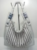 2011 Fashion White PU Lady shoulder bag