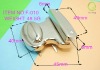 2011 Fashion bag fittings insert lock f-010