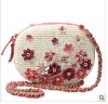 2011 Fashion designer  straw women shoulder bag