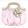 2011 Fashion  flower pink lady  PU hobo  bag