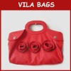 2011 Fashion lady handbags purses with flowers