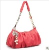 2011 Fashion  pearl  tassel   lady PU handbag