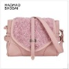 2011 Fashion small rose  flower PU  shoulder  bag women