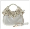 2011 Fashion snake print flower  hobo bag women