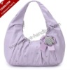 2011 Fashion studded handbag with Flower knot in PU