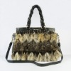 2011 Fashion woman handbags 1865 design Suede bags