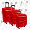 2011 Fashionable Spinner Caster Portable Nylon Trolley luggage