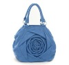 2011 Flower PU Leather Handbag