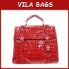 2011 Genuine leather handbags popular Red