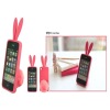 2011 Girls love Rabbit silicone case for iphone4g