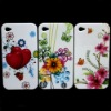 2011 HOT saling flowers TPU case for iPhone 4 4g/for iphone 4S 4GS/for iphone 4 CDMA