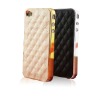 2011 High quality case for iPhone 4 4GS Lambskin