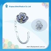 2011 Hot Sale Jewelry Flower Foldable bag hanger for handbag