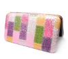 2011 Hot sell fashion new flat frame PU leather ladies wallets WBW-011