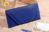 2011 Hot sell newest leather ladies wallets and purses 12colors WBW-005-7