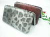 2011 Hot sell trendy new flat frame PU leather lady wallets WBW-012