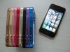 2011 Hotselling Ultra thin crossline metal bumper for iphone 4
