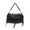 2011 Ladies hobo real leather handbag with tassels