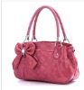 2011 Lastest   bowknot  PU handbag  for  sweet ladies