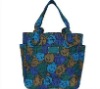 2011 MJ Pretty Nylon Suede Pocket Flower Bag Purse