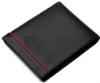 2011 Mens cool black money clip genuine leather wallet