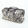 2011 Microfiber duffel bag with zebra printing