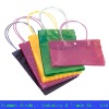 2011 NEW PVC handle bag with Colourful piping handle