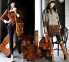 2011 NEWEST STYLE WOMEN'S PU HANDBAG & ASLANT BAG