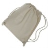 2011 Natural Cotton Drawstring Bag With Reinforced Corners