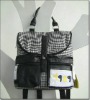 2011 New Black Pu Leather Messenger Bag