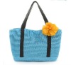 2011 New Design Woven & PU Tote Bag