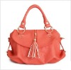 2011 New Fashion Design Genuine Leather lady red Shoulder & tote Bag