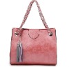 2011 New  PU leather  women handbag patterns red