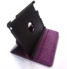 2011 New Rotatable Leather case for ipad 2 with stand
