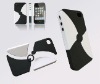 2011 New Stylish Removable Lid Black and White Cell phone cases for iPhone4g, Paypal accept