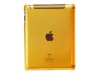 2011 New design for Ipad 2 leather case with transparent plastic housing