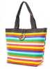 2011 New design printed canvas cotton tote bag