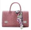 2011 New fashion crocodile  printed  PU handbag  for  ladies