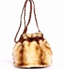 2011 New fashion lovely rabbit fur hand bag