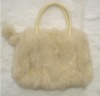 2011 New fashion lovely rabbit fur hand bag