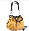 2011 New  fashion multi-color ruffle female  tote  bag