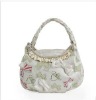 2011 New   lace edge quality PU handbag  for  ladies