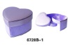 2011 New purple heart shape Cosmetic box