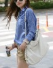 2011 New style pleated leisure Womens Satchel Bag