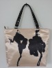 2011 New style printed satin tote bag